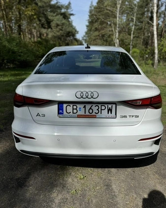 Audi A3 cena 109999 przebieg: 6800, rok produkcji 2023 z Bydgoszcz małe 154